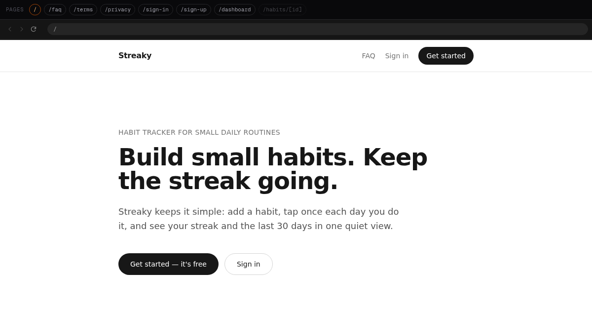 Cover of Streaky